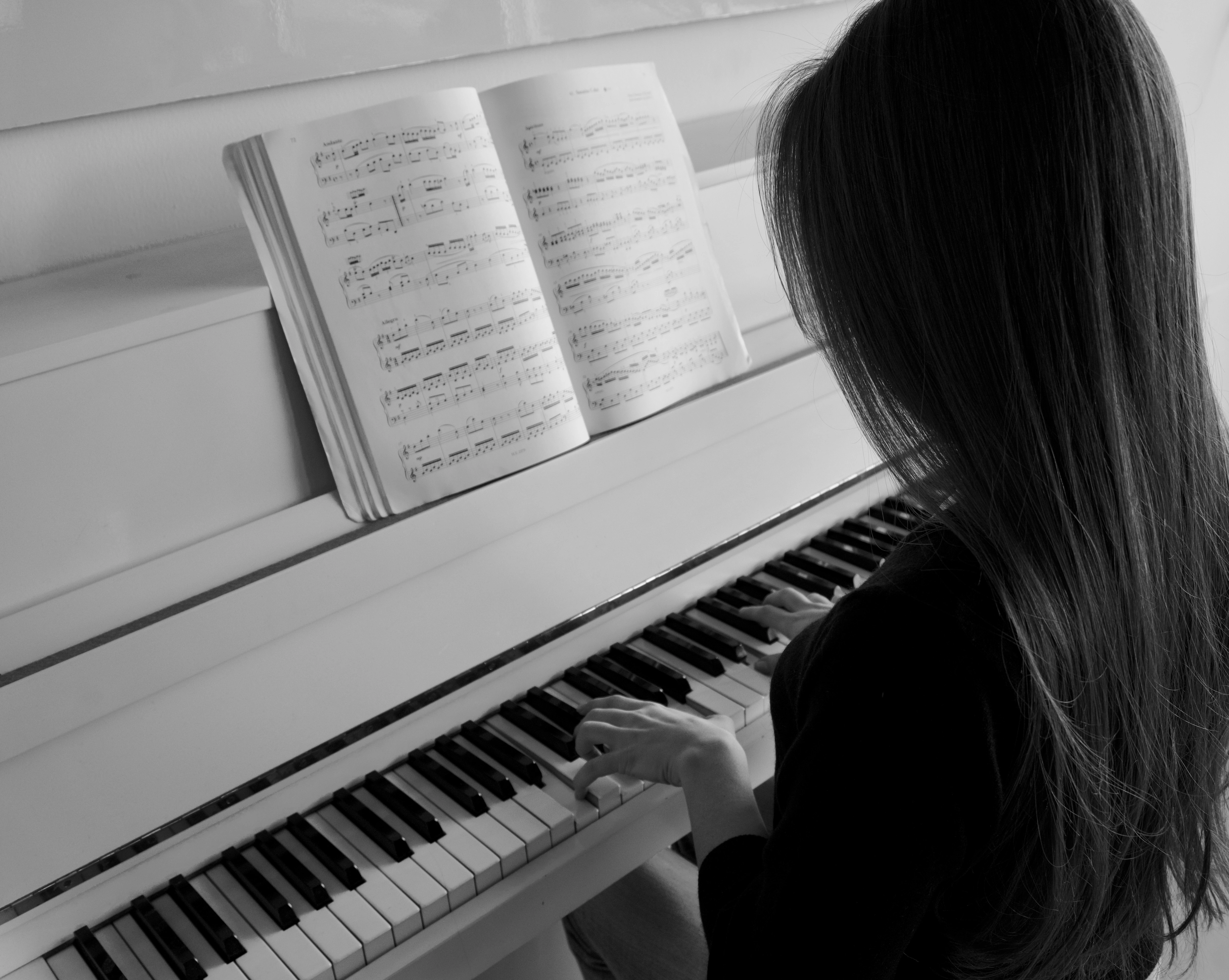 Nina Madison playing piano